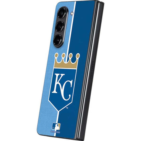 MLB Kansas City Royals Split Galaxy Z Fold5 5G Skin